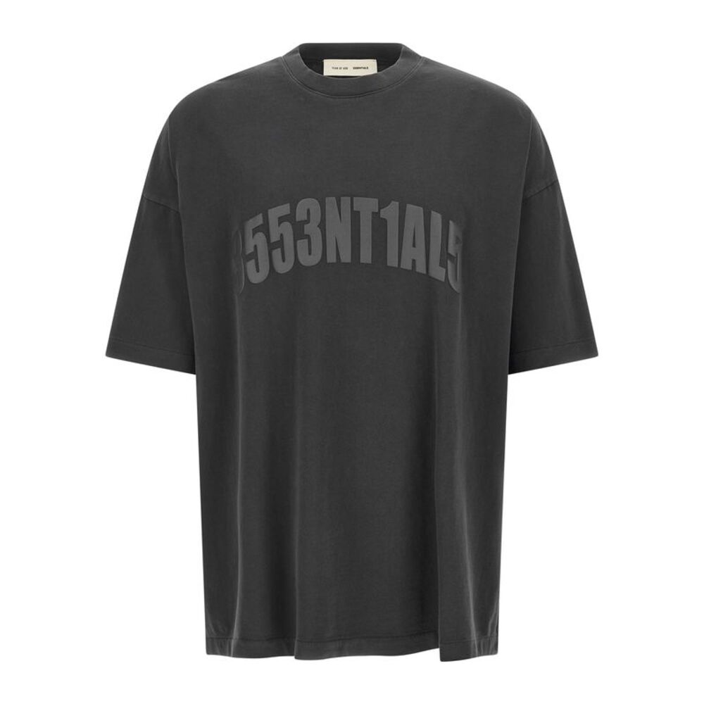 FEAR OF GOD ESSENTIAL Gray Cotton Men's T-Shirt